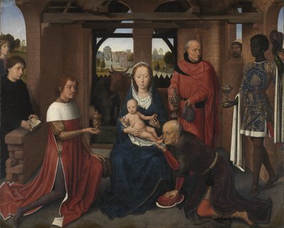 Zentraltafel des Triptychons von Jan Floreins von Hans Memling